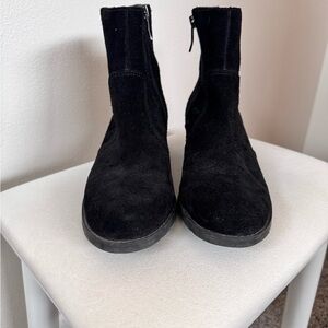 Easy Spirit Black Leather Ankle Boots